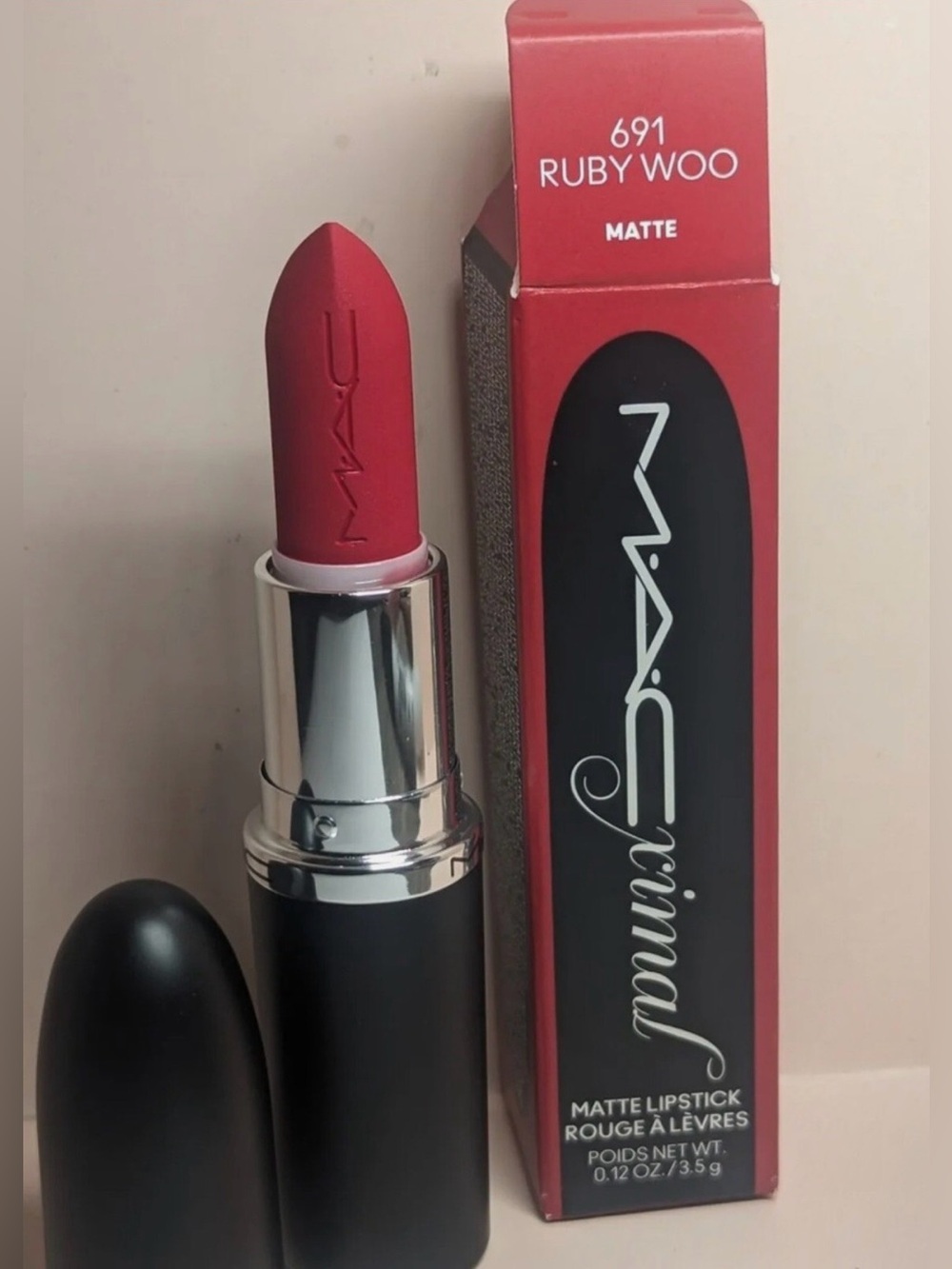 New! MAC COSMETICS Ruby Woo Lipstick